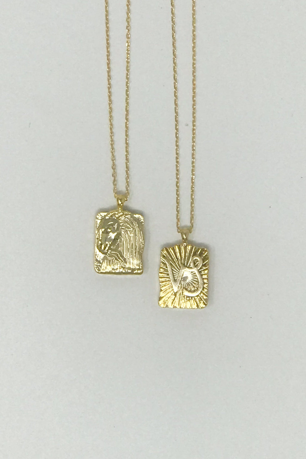 Reversible Zodiac Necklace